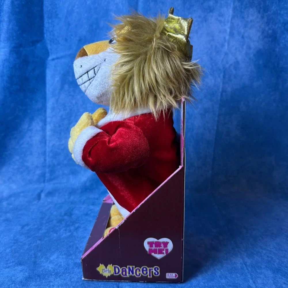 Vintage Flirty Dancers Singing Lion Plush Animated Valentine's CVS Tested Works